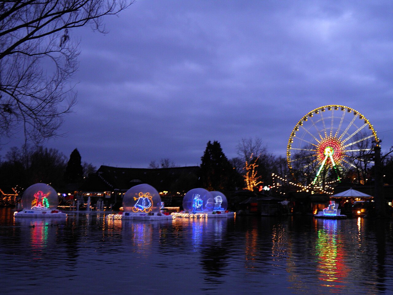 Europa-Park décoré pour la saison hivernale et de Noël